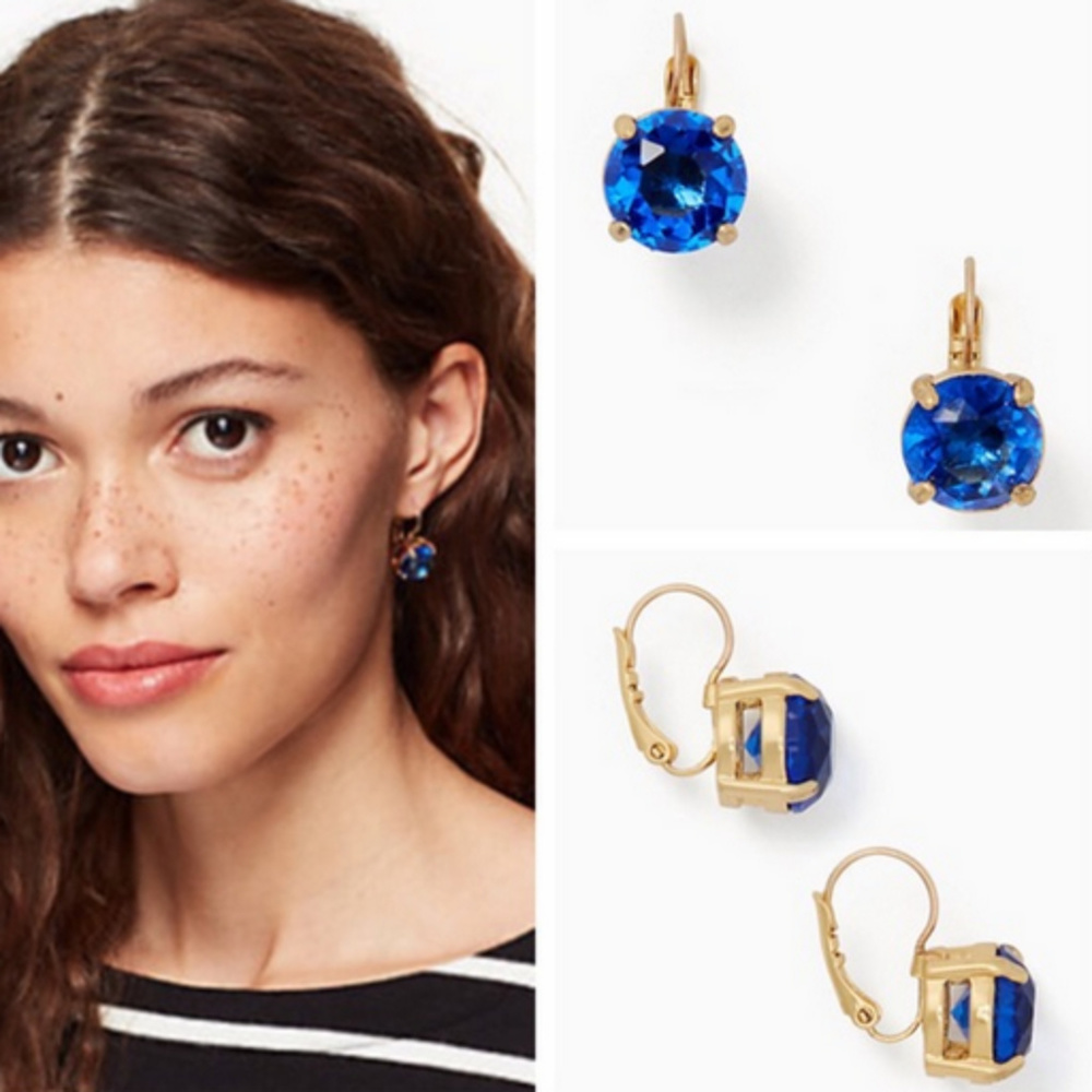 NEW Kate Spade Blue Stone Earrings - Picture 6 of 6